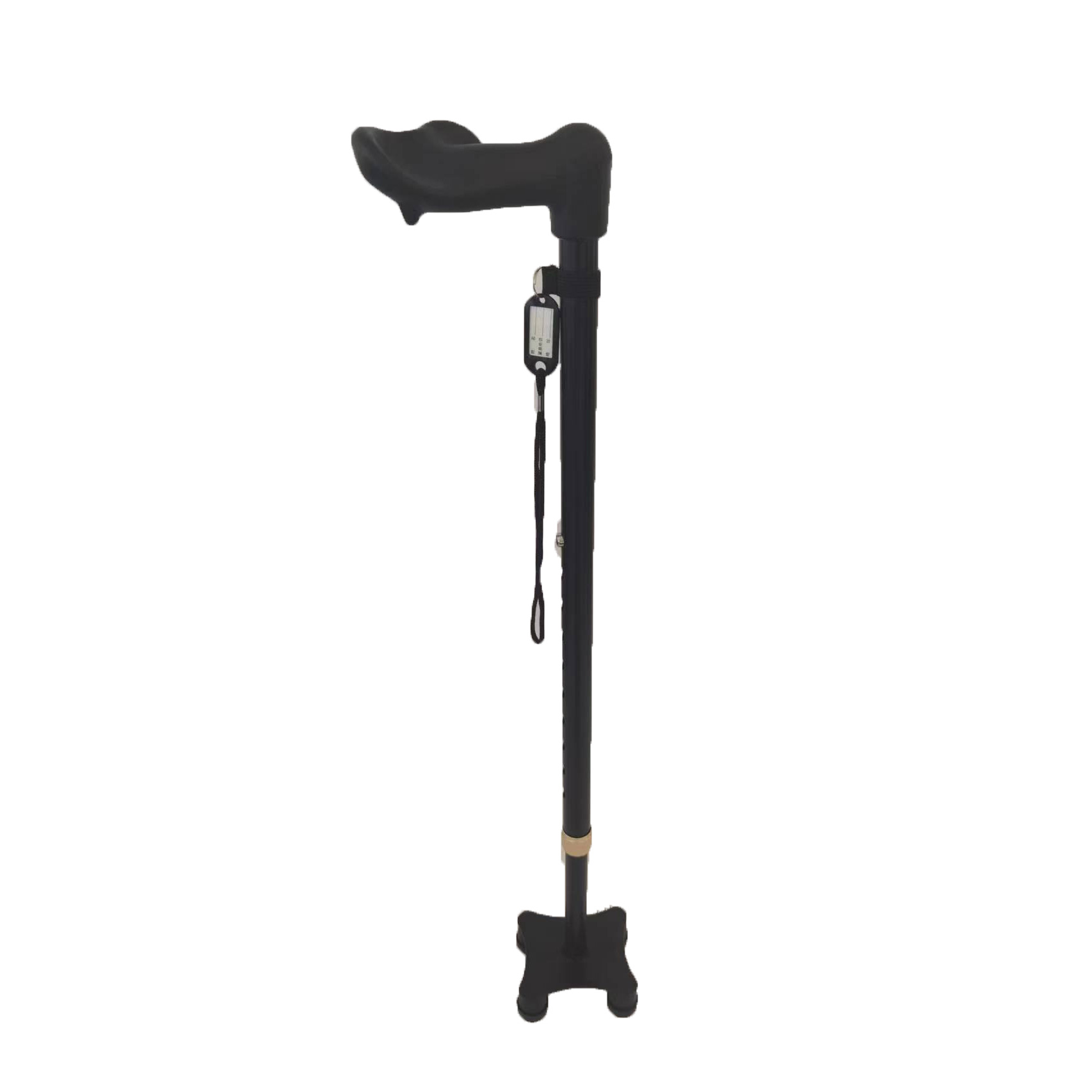 Multi-functional aluminum alloy elderly cane with left and right hands - lightweight and adj-LRGZ015