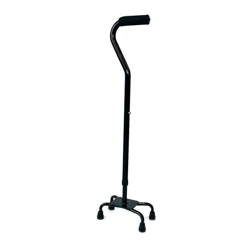 Four corner anti-slip aluminum alloy elderly walking stick is lightweight, stable -LRGZ019